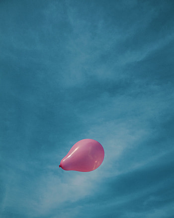 Sky, Clouds, Minimalism, Flight, Balloon, Ease HD phone wallpaper