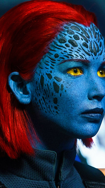 Jennifer Lawrence, Mystique HD phone wallpaper