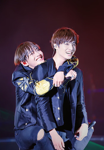 Taekook, bts, taehyung, v, jungkook HD phone wallpaper