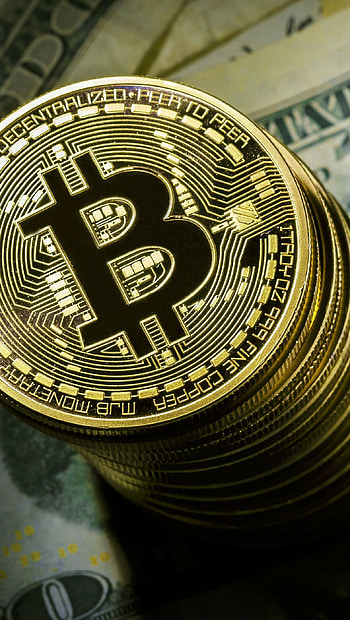 Bitcoin cryptocurrency , Ultra HD phone wallpaper