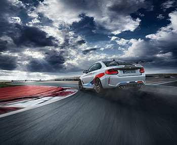 BMW M2 Competition, M Performance, 2018, drift, race track HD wallpaper
