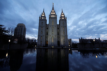Salt Lake Temple, Mormon temple, Temple Square, Mindfood HD wallpaper