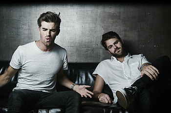 The Chainsmokers, Electropop duo, Chart-topping hits, Musical brilliance HD wallpaper