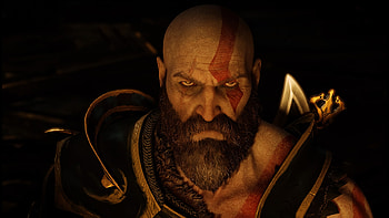 Kratos Angry Eyes God Of War 4, kratos, god-of-war-4, god-of-war, games, ps-games, 2020-games HD wallpaper