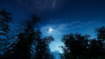 Epic Night Sky in Sword and Fairy 7 - Ultra, video game, Sword and Fairy 7, sky, night HD wallpaper