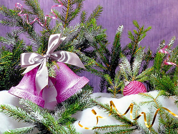 Christmas bells, toys, christmas, bells, new year, tree HD wallpaper