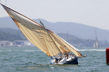 Sailing ship sea vehicle, Brigantine mast skiff, Sail watercraft rowing, Tall ship windsports HD wallpaper