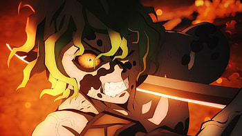 kimetsu no yaiba, Demon Slayer: Kimetsu no Yaiba, Gyutaro (Demon Slayer), Anime HD wallpaper