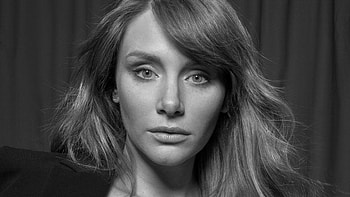 Bryce Dallas Howard, Monochrome HD wallpaper