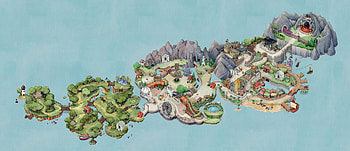 Cuphead Adventure Map | Stunning Ultra, Cuphead HD wallpaper