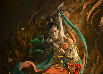 Dance, girl, women, fantasy HD wallpaper