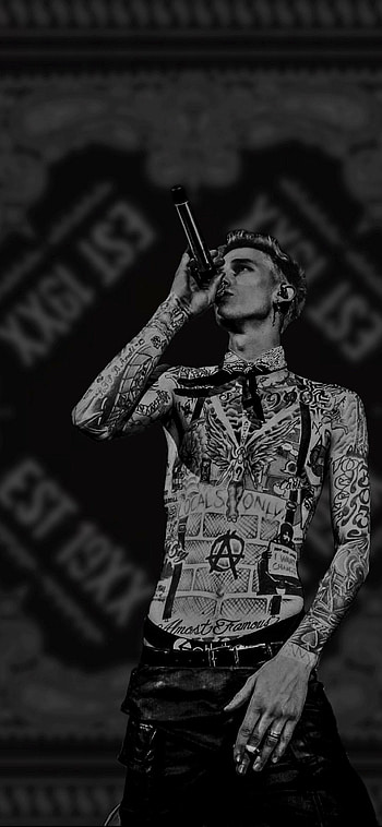 Machine Gun Kelly logo, Top machine gun HD phone wallpaper