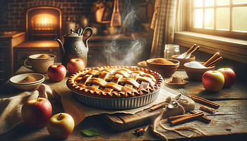 A Warm Apple Pie, food, pie, apple pie, baking, Autumn HD wallpaper