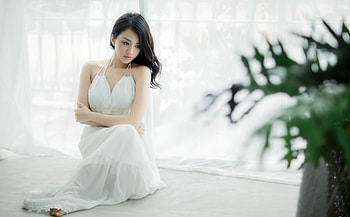 Asian Brunette Girl, asian, model, girls HD wallpaper