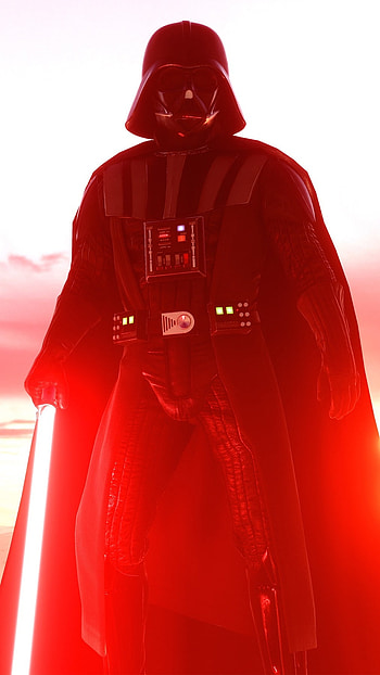 Darth Vader, Battlefront, Red Background HD phone wallpaper