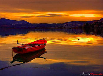 Boat in Lake, cool HD wallpaper