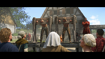 Kingdom Come: Deliverance II - A Scene from the Village, video game, Kingdom Come: Deliverance II HD wallpaper