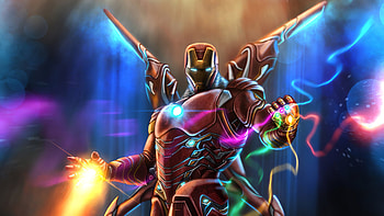 Iron Man Newtech Suit, iron-man, superheroes, artwork HD wallpaper