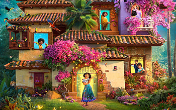 Encanto, anime, movie, house HD wallpaper