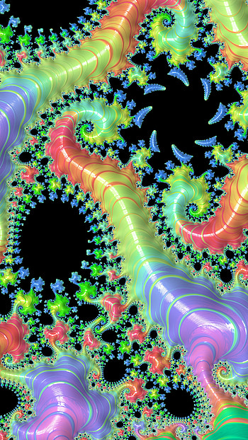 Fractal Art Trippy Psychedelic Background for Smart, trippy, colorful, colors, psychedelic, Abstract, fractal HD phone wallpaper