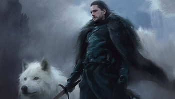 King Of North, jon-snow, tv-shows, artwork, artstation HD wallpaper