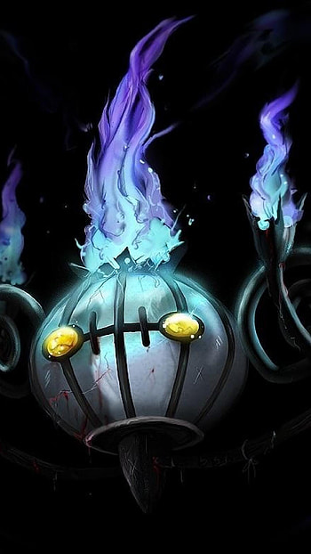 Chandelure, Ghost Pokemon HD phone wallpaper
