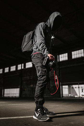 Miscellanea, Miscellaneous, Human, Person, grapher, Anonymous, Camera, Hood HD phone wallpaper