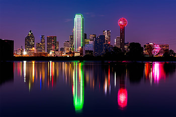Dallas Skyline, Cushman & Wakefield, Top Dallas producer, Leadership role HD wallpaper