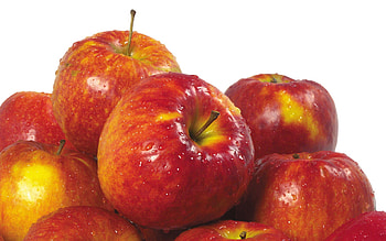 Food, Apples, Drops, Stripes, Ripe, Strips HD wallpaper