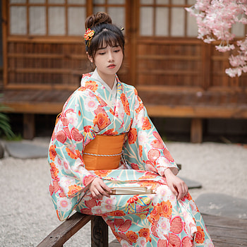Traditional kimono, Formal attire, Retro fashion, Asian clothing HD phone wallpaper