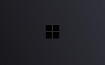 Windows 10 Logo Minimal Dark Macbook Pro Retina , Minimalist , , and Background, 2880 X 1800 Black HD wallpaper