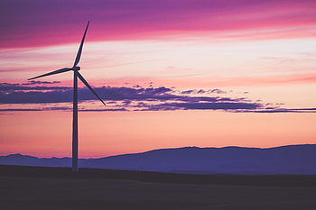 Twilight, Dark, Dusk, Windmill, Turbine HD wallpaper