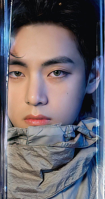 Tae Tae, jaw, face, eyes HD phone wallpaper