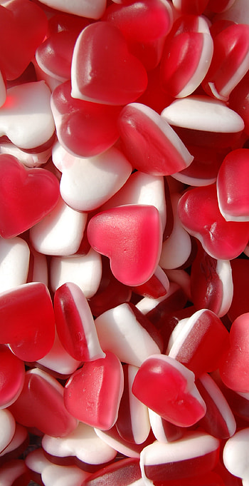 Sweet heart candies, love delight, Tempting sugary confections, Adorable sweetness HD phone wallpaper
