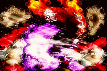 array of color, purple, gold, red HD wallpaper