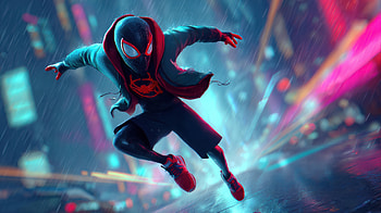 The Unstoppable Force Miles Morales , spiderman, miles-morales, superheroes, artwork, art, digital-art, ai HD wallpaper