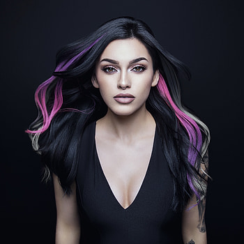 Pravana Vivids Mood Color, hairs, colorful, girls, model HD phone wallpaper