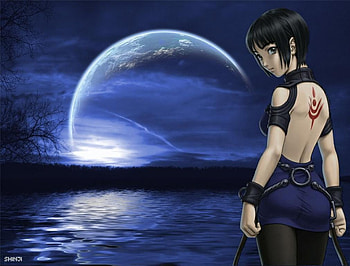 Space Girl, girl, future HD wallpaper