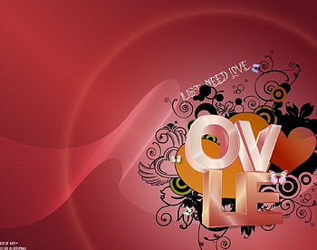 Love, hearts HD wallpaper