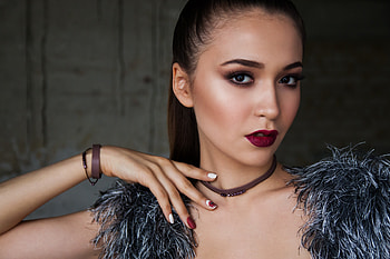 Lovely Girl, face, model, woman, brunette HD wallpaper