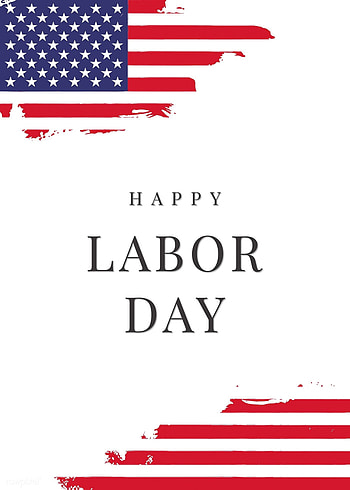 Labor Day Holiday, Happy labor day, American flag background, Vector HD phone wallpaper
