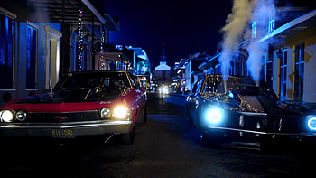 Street Outlaws, Thrilling race, High-speed action, Custom cars HD wallpaper