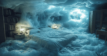AI Art, bedroom HD wallpaper