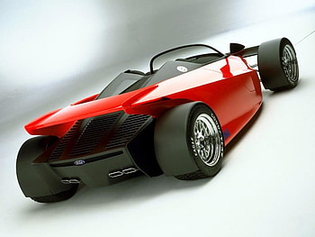 1996 Ford Indigo Concept 6, car, red HD wallpaper