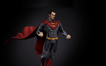 Man of steel, superman, fan art HD wallpaper