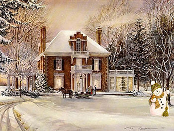 snowman HD wallpaper