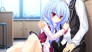 Melis, anime girl, lunaris filia, anime school girl, anime, elf HD wallpaper
