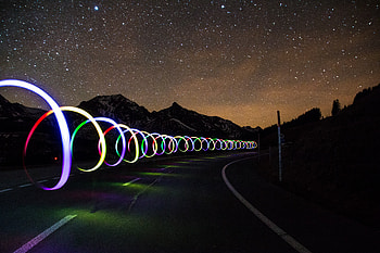 Asphalt Light Streaks Long Exposure Road , long-exposure, trails, road, graphy HD wallpaper