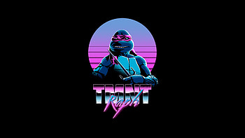 Neon Infused Raphael Tmnt Amoled, teenage-mutant-ninja-turtles, ninja-turtle, movies, dark, black, oled HD wallpaper