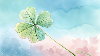 Clover Dreams: A Stunning Ultra, clover, illustration, nature, green, Luck (2022) HD wallpaper